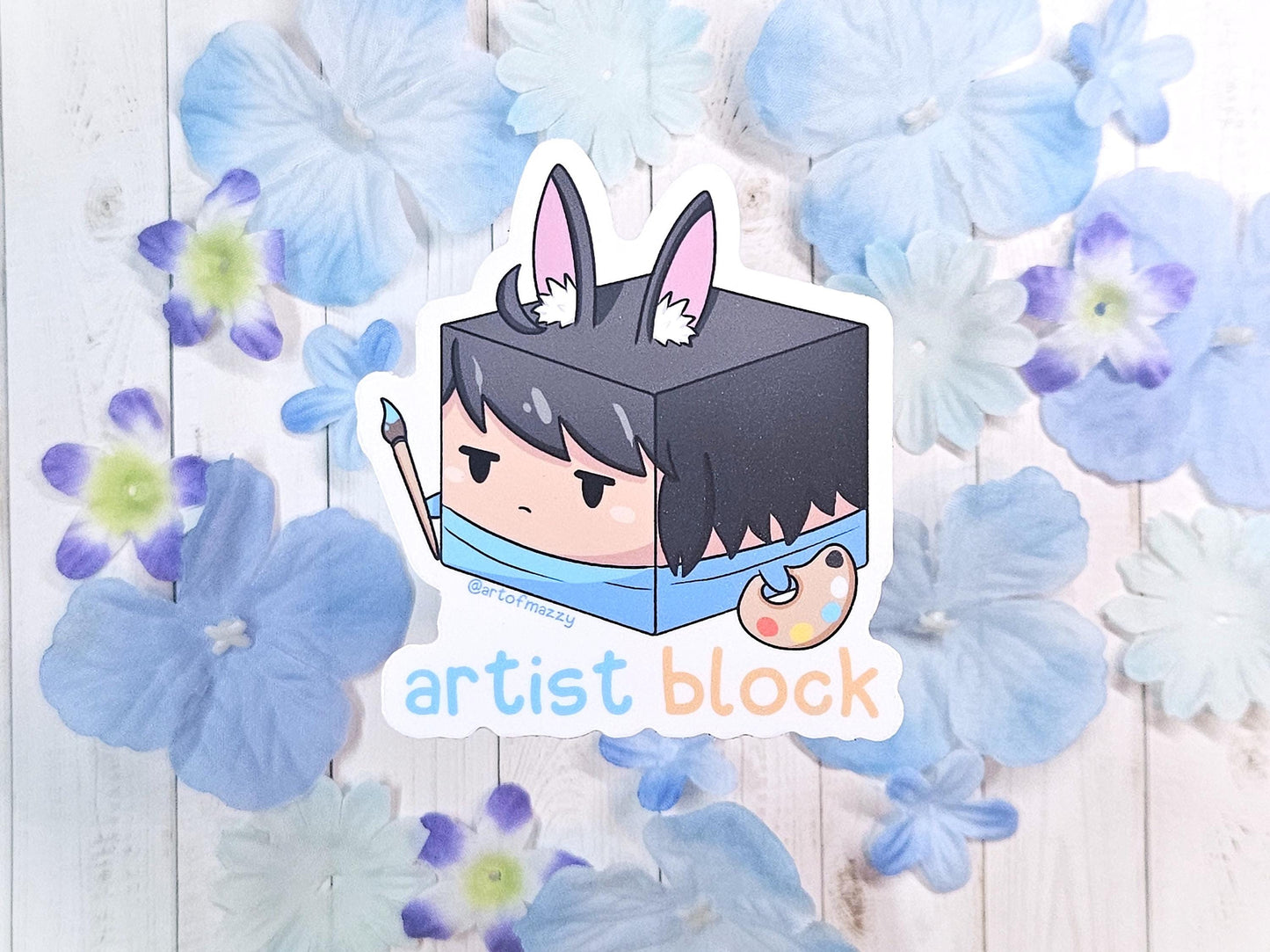 Artist Block Original Sticker