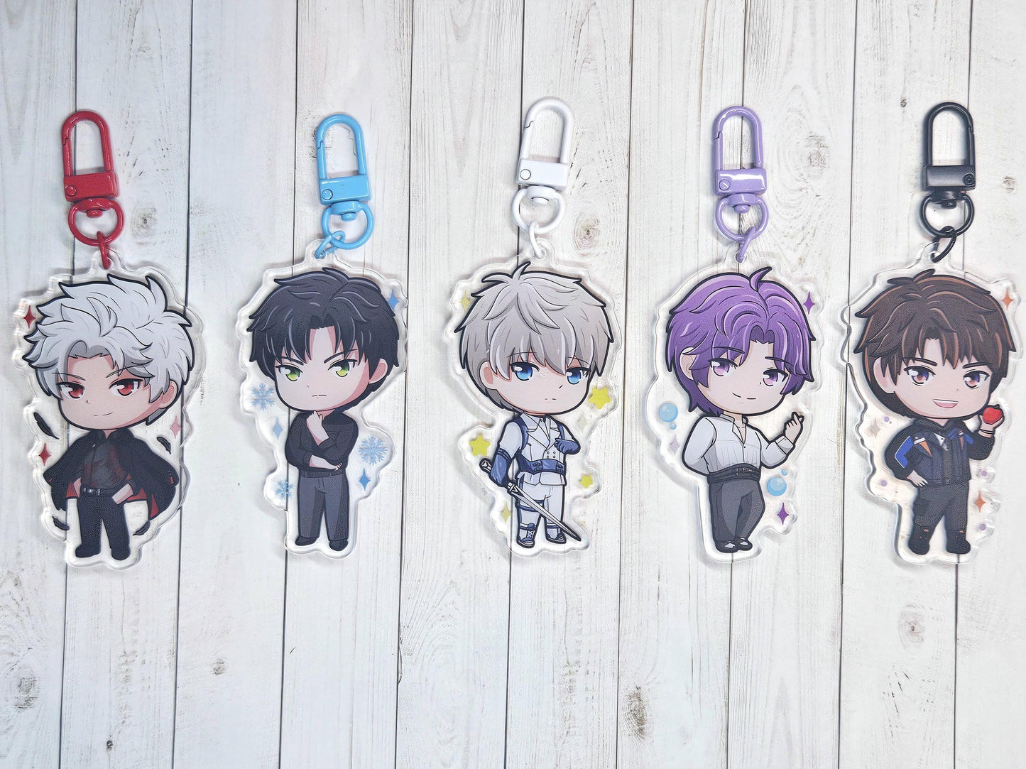 LADS Acrylic Keychains - LIs and Plush- Zayne, Rafayel, Xavier, Sylus, Caleb