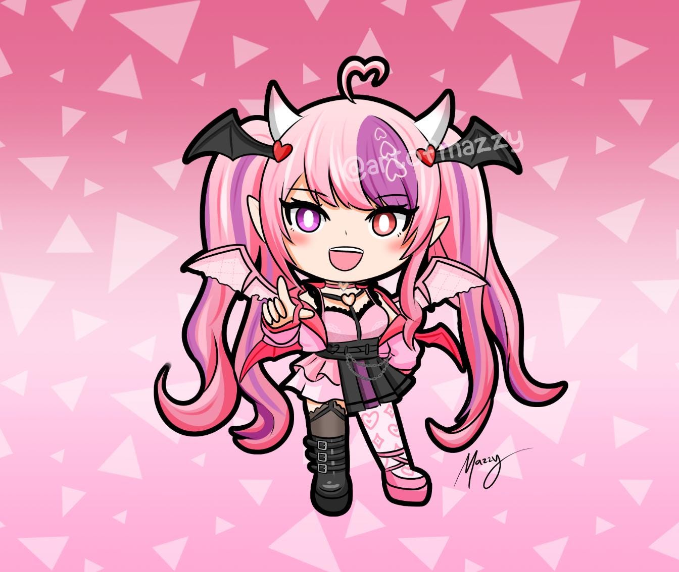 Ironmouse Vtuber Acrylic 3in Keychain Charm