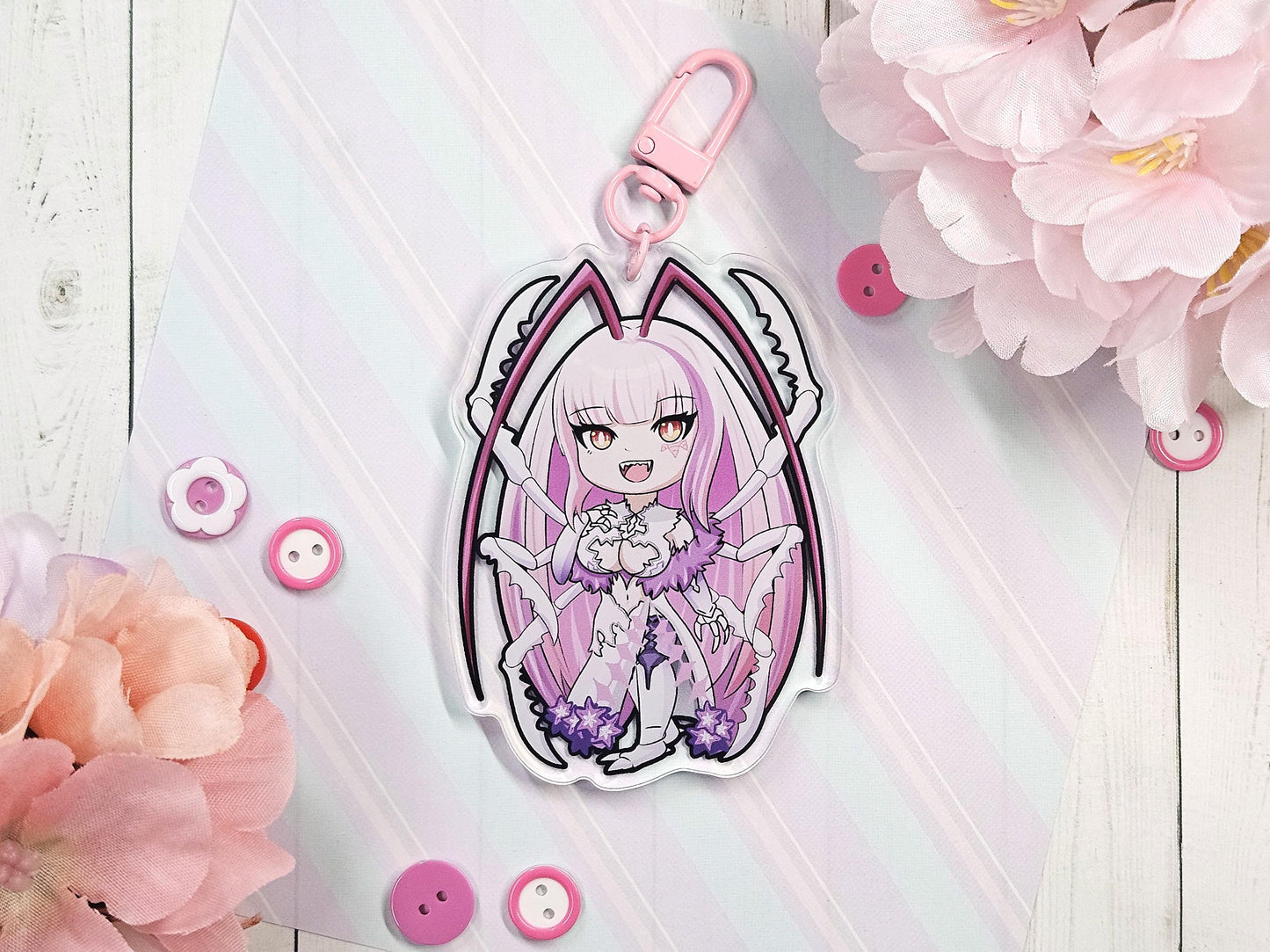 Matara Vtuber Acrylic 3in Keychain Charm