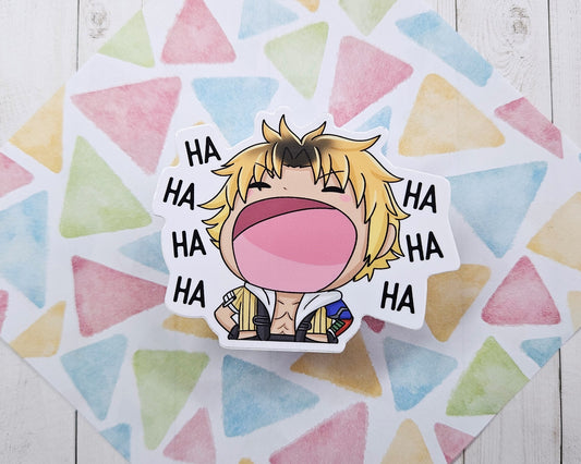 Fantasy Laughing Meme Sticker