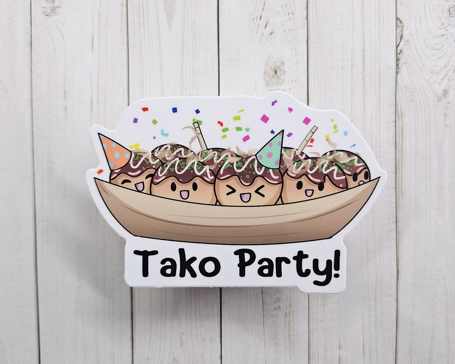 Tako Party! Takoyaki Sticker