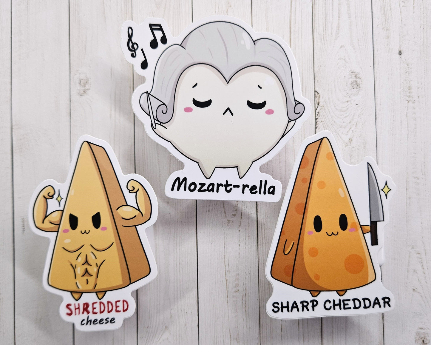 Cheesy Pun Stickers