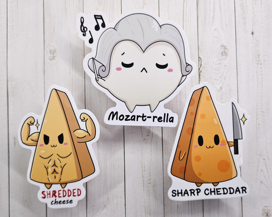 Cheesy Pun Stickers