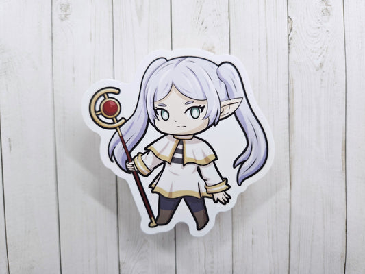 Boomer Elf Anime Girl Chibi Sticker