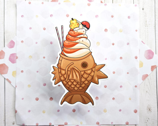 Taiyaki "Magic Dumb Carp" Sticker