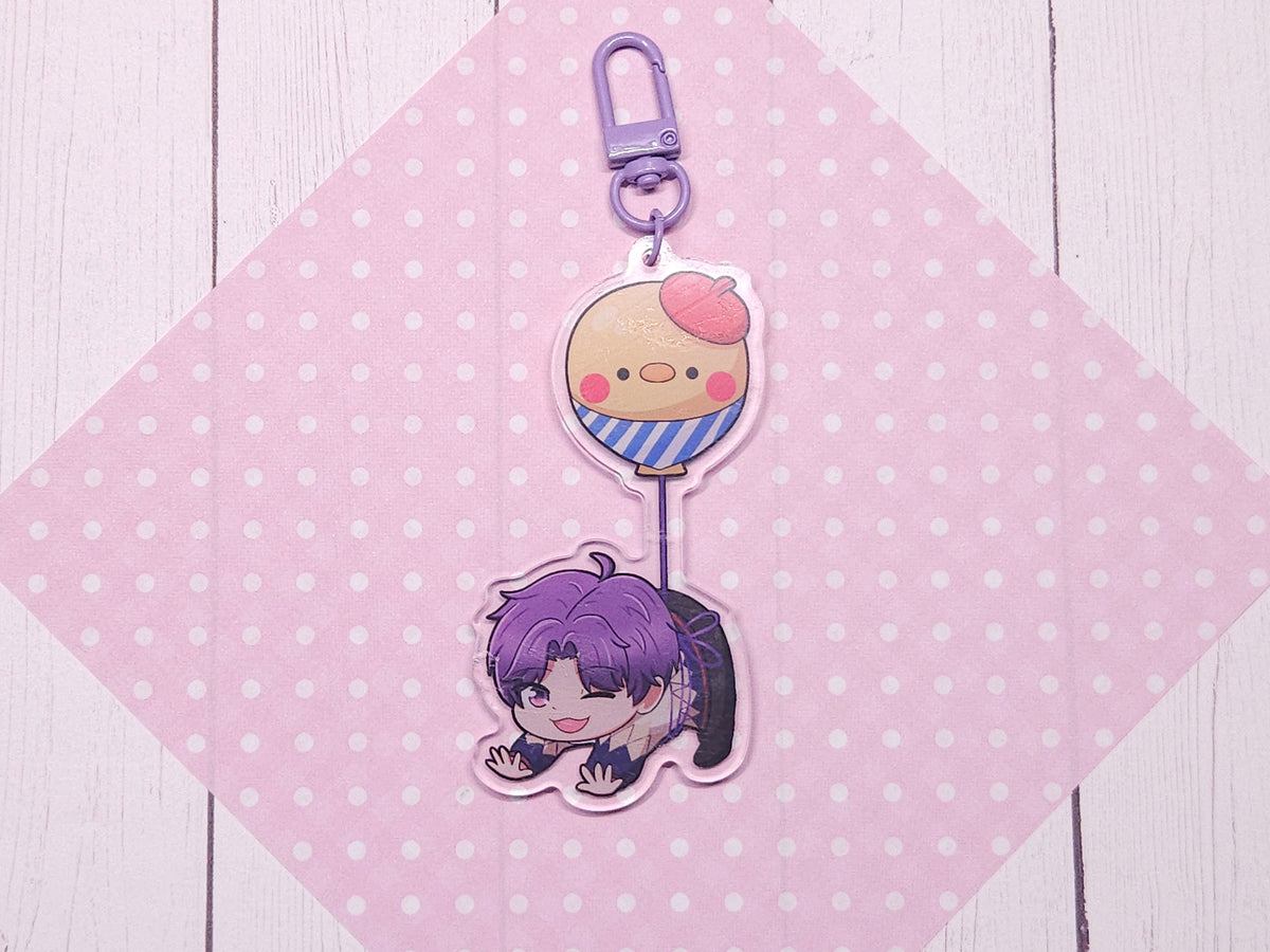 LADS Balloon Acrylic Keychains | Sylus, Caleb, Zayne, Rafayel, Xavier