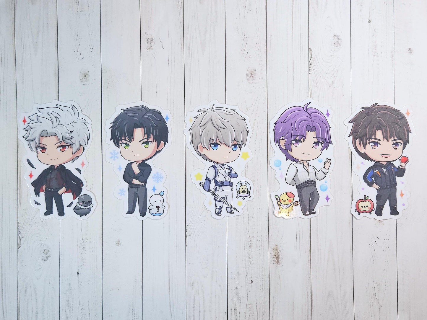 LADS Stickers - LIs and Plush- Zayne, Rafayel, Xavier, Sylus, Caleb