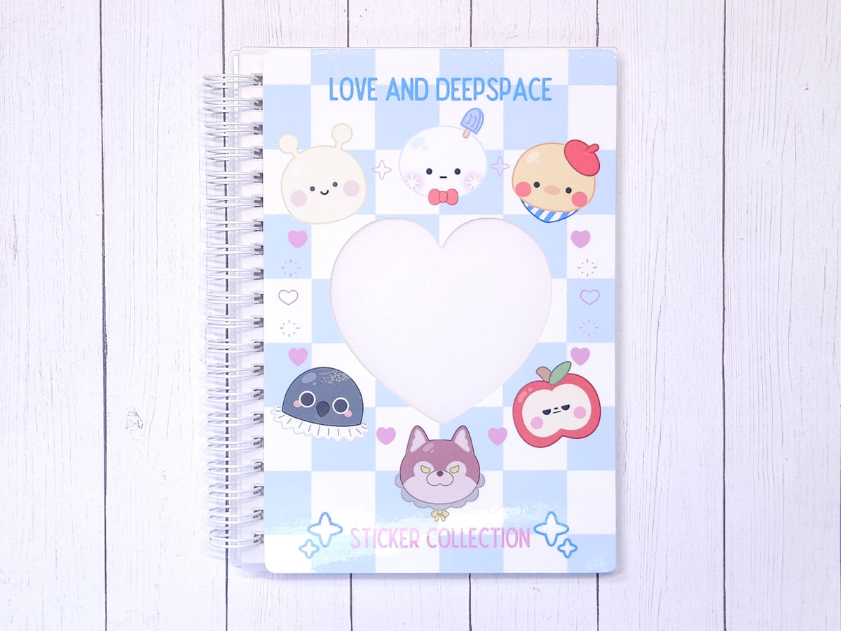 LADS Sticker Book with inside Sticker Pocket Storage | Valko, Sylus, Caleb, Zayne, Rafayel, Xavier