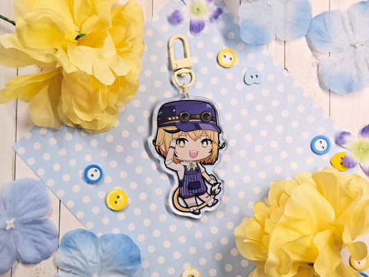 Dooby Vtuber Acrylic 3in Keychain Charm