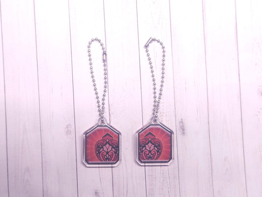 Dancer Partner Keychain Charms