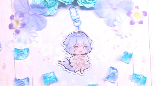 Bao ze Whale Keychain