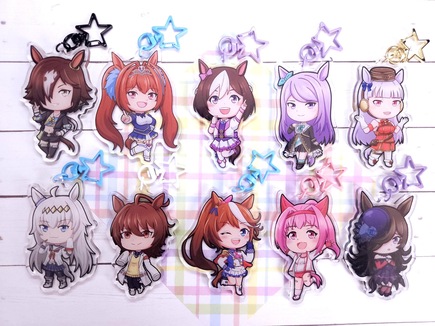 UmaMusume Horse Girls Acyrlic Keychains