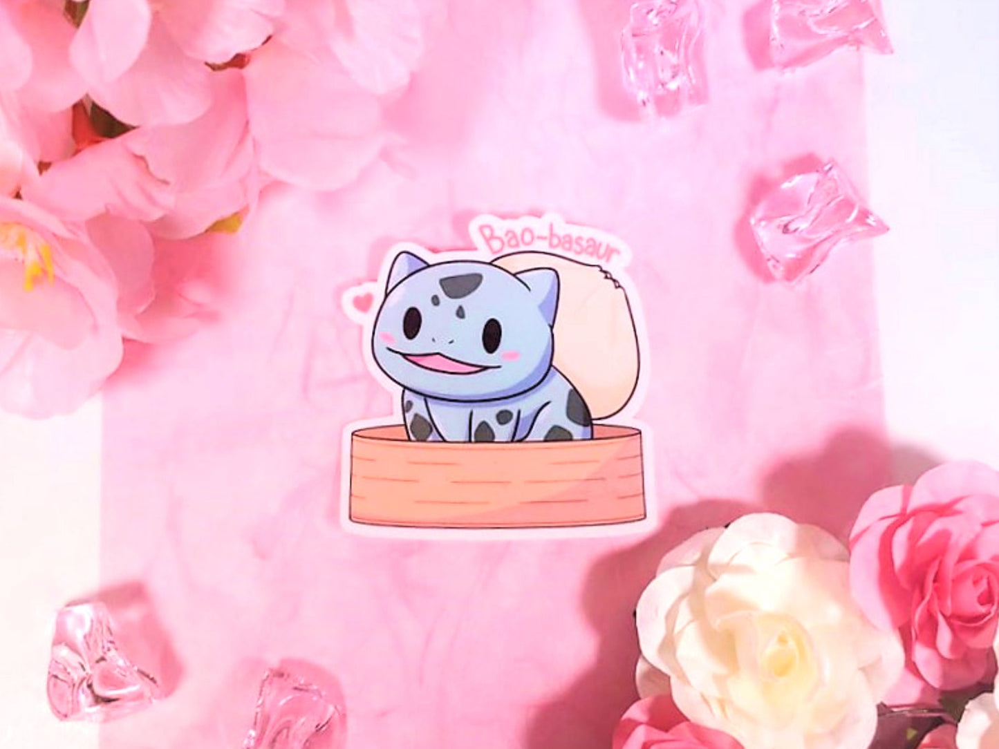 Bao-basaur | Weatherproof, Waterproof, & UV Resistant Sticker