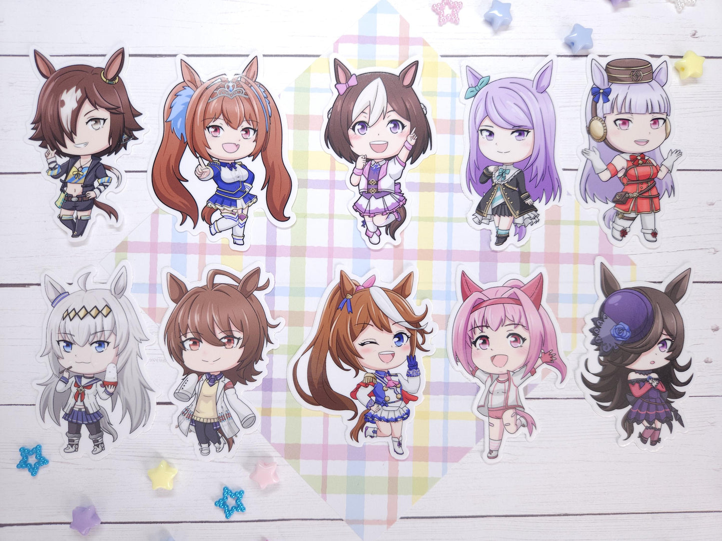 UmaMusume Horse Girls Stickers | Weatherproof, Waterproof, & UV Resistant Sticker