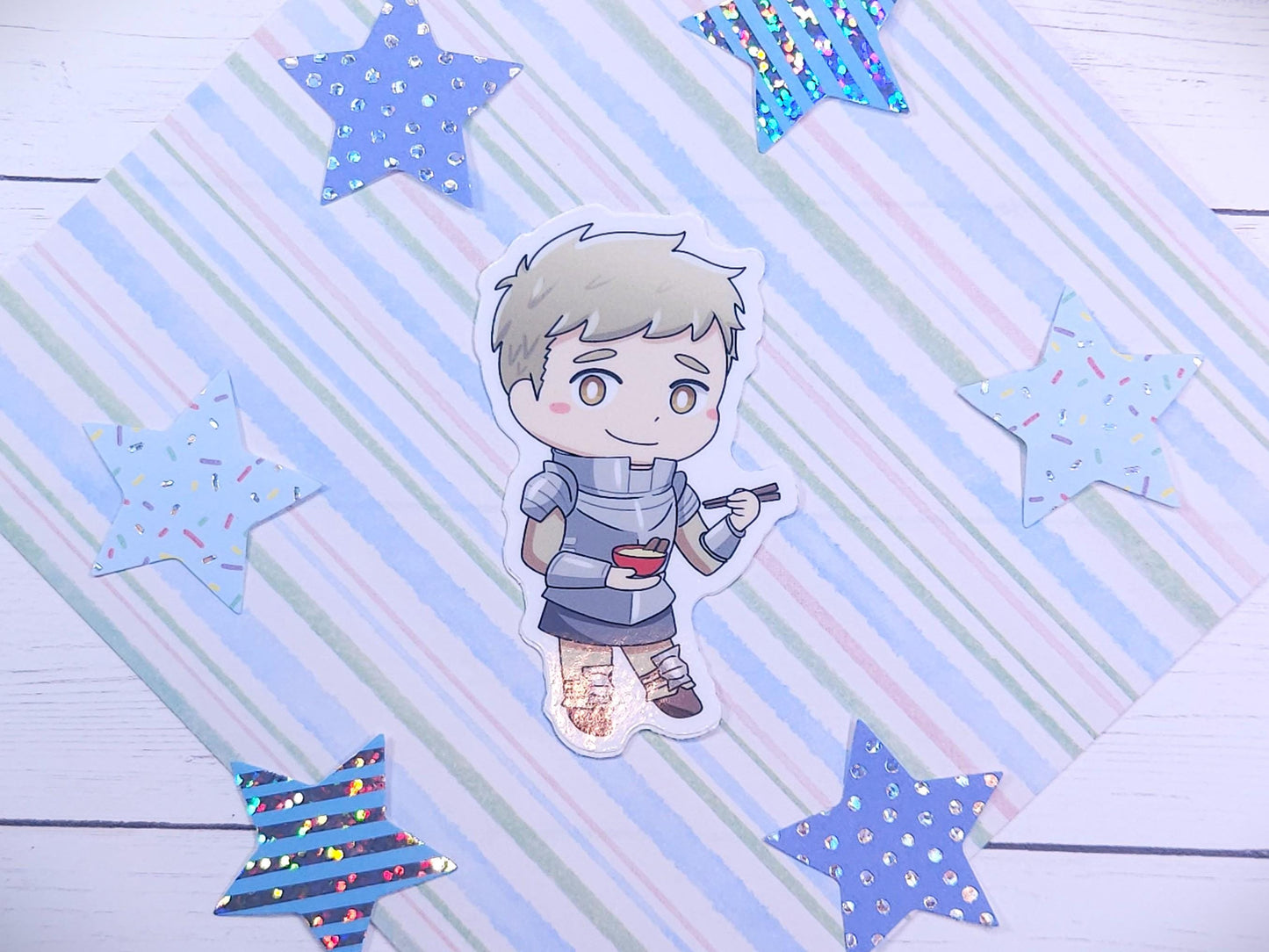 Delicious Yummy Dungeon Gang Sticker | Marci, Senshi, Laios