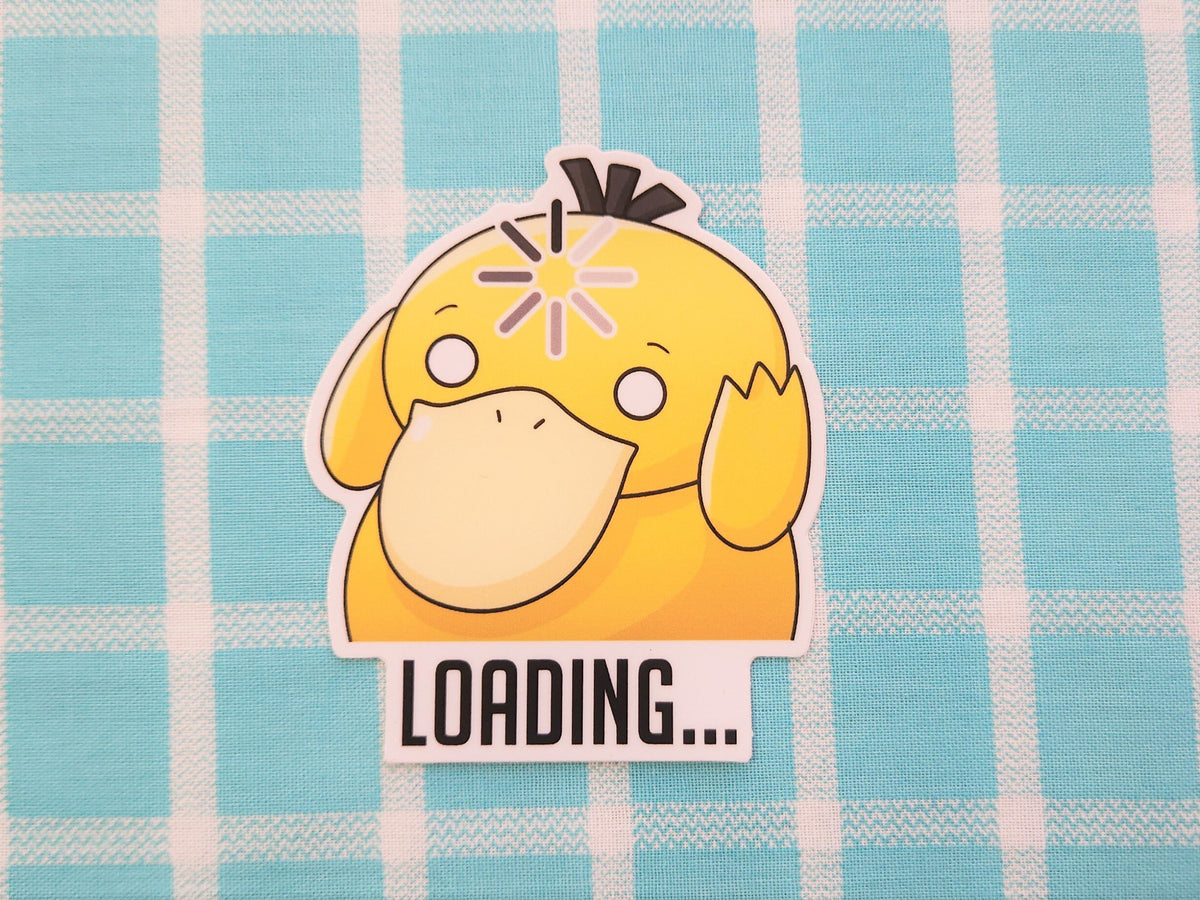 Loading Duckt Sf Confused Loading Duck Sticker – artofmazzy