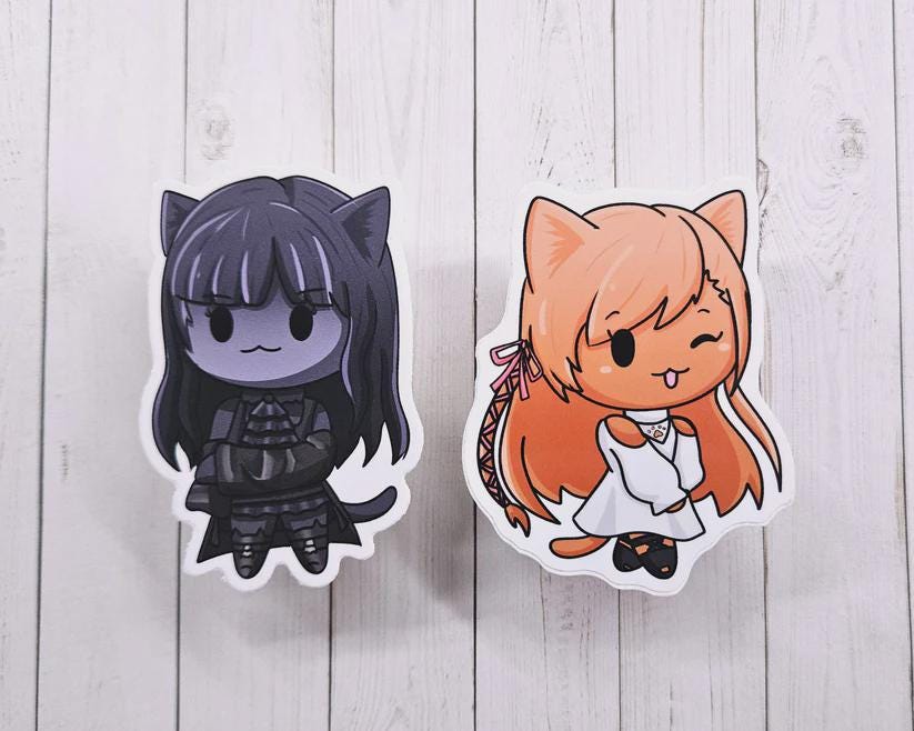 XIV Nyans-Kitten of Light and Kitten of Darkness