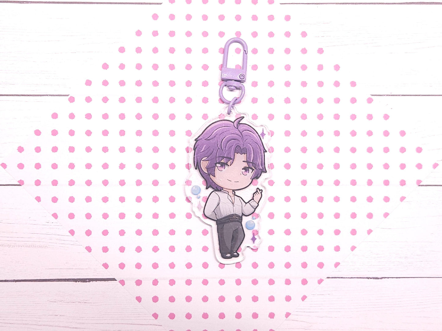 LADS Rafayel Merch Bundle | Sticker, Keychain, Mini Charm, Decal + Ribbon