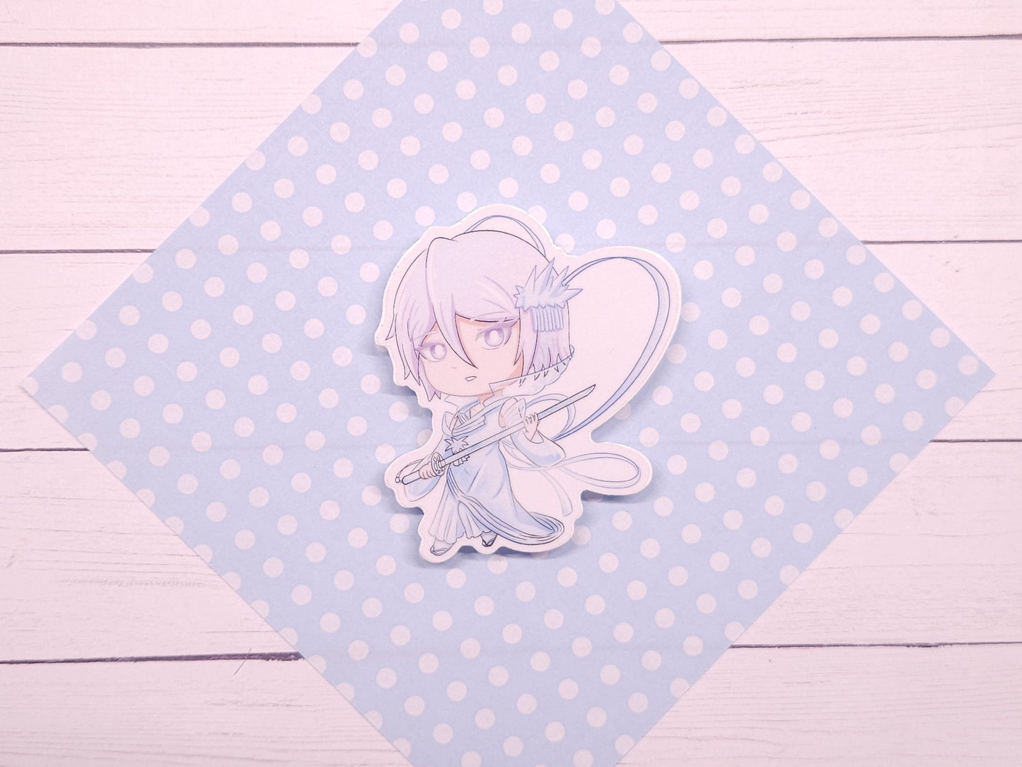 Strawberry and Ice Anime Chibi Stickers