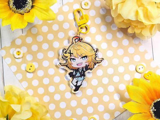 Doki Vtuber Acrylic 3in Keychain Charm