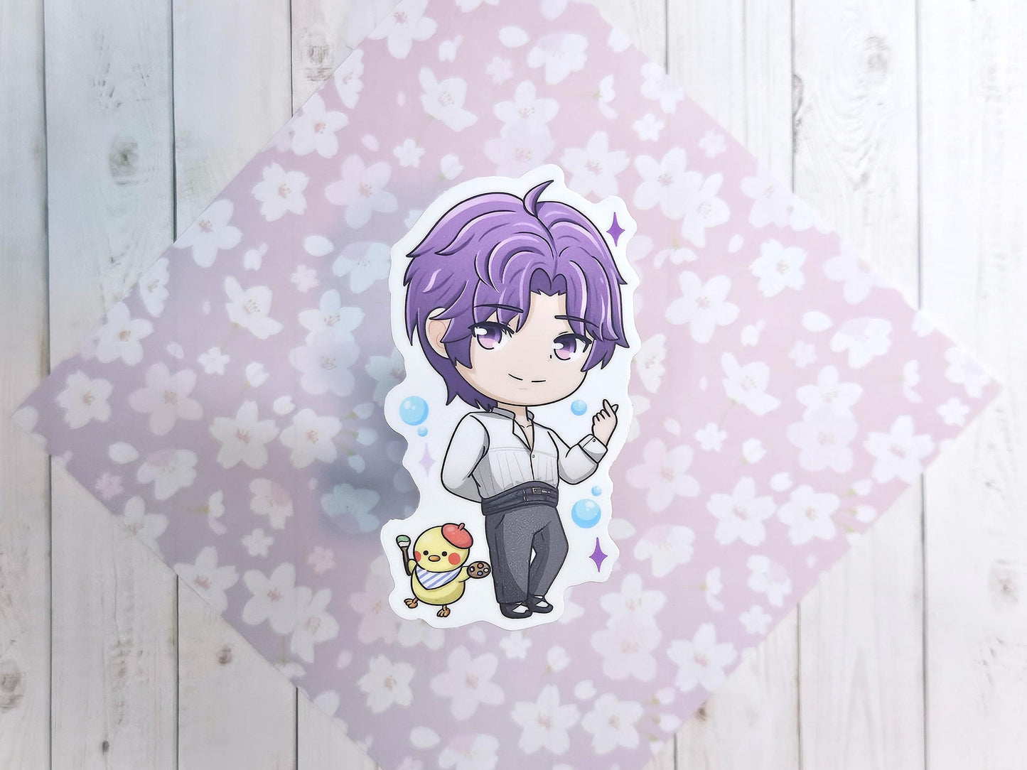 LADS Rafayel Merch Bundle | Sticker, Keychain, Mini Charm, Decal + Ribbon