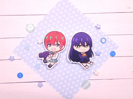 Machu and Nyan GQuuuuuuX Stickers