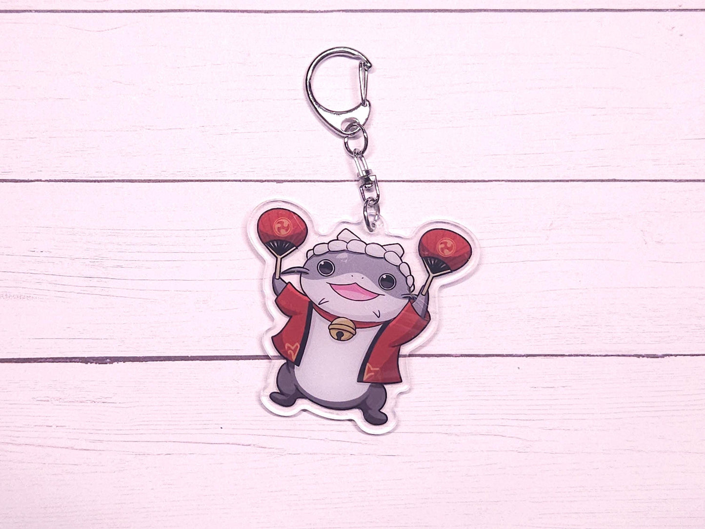Catfish Namazu Minion Acrylic Keychain