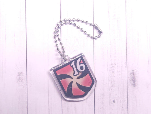 XIV 16 Vuln Stack Keychain Charm