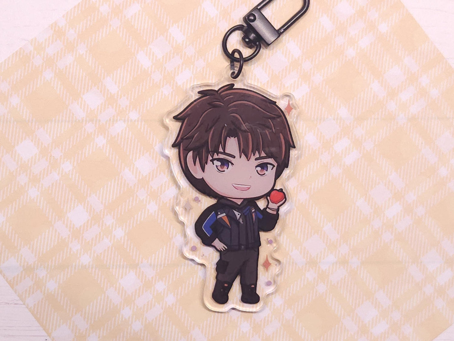 LADS Caleb Merch Bundle | Sticker, Keychain, Mini Charm, Decal + Ribbon