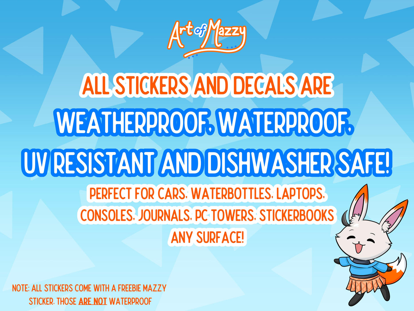 Axolotl Sticker | Weatherproof, Waterproof, & UV Resistant Sticker