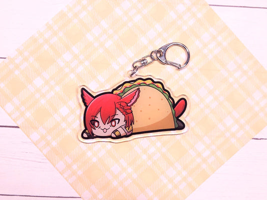 Taco Tia XIV Crystal Exarch Acrylic Keychain