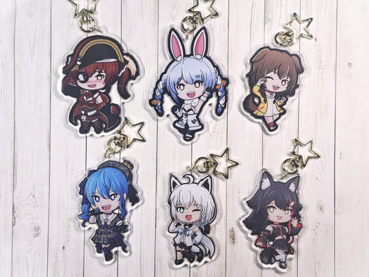 VTuber HoloJP 3inch Acrylic Keychain Charms