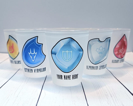 Customizable XIV Class Job Stone Shot Glasses: ARR - DT Job Classes