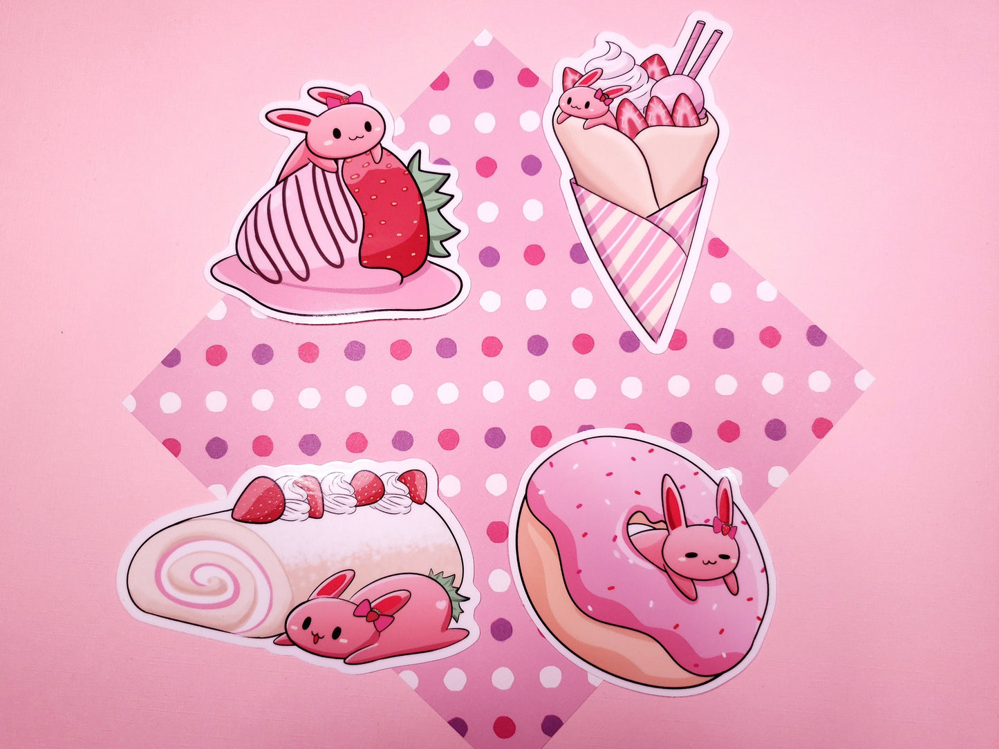 Strawbunny Stickers