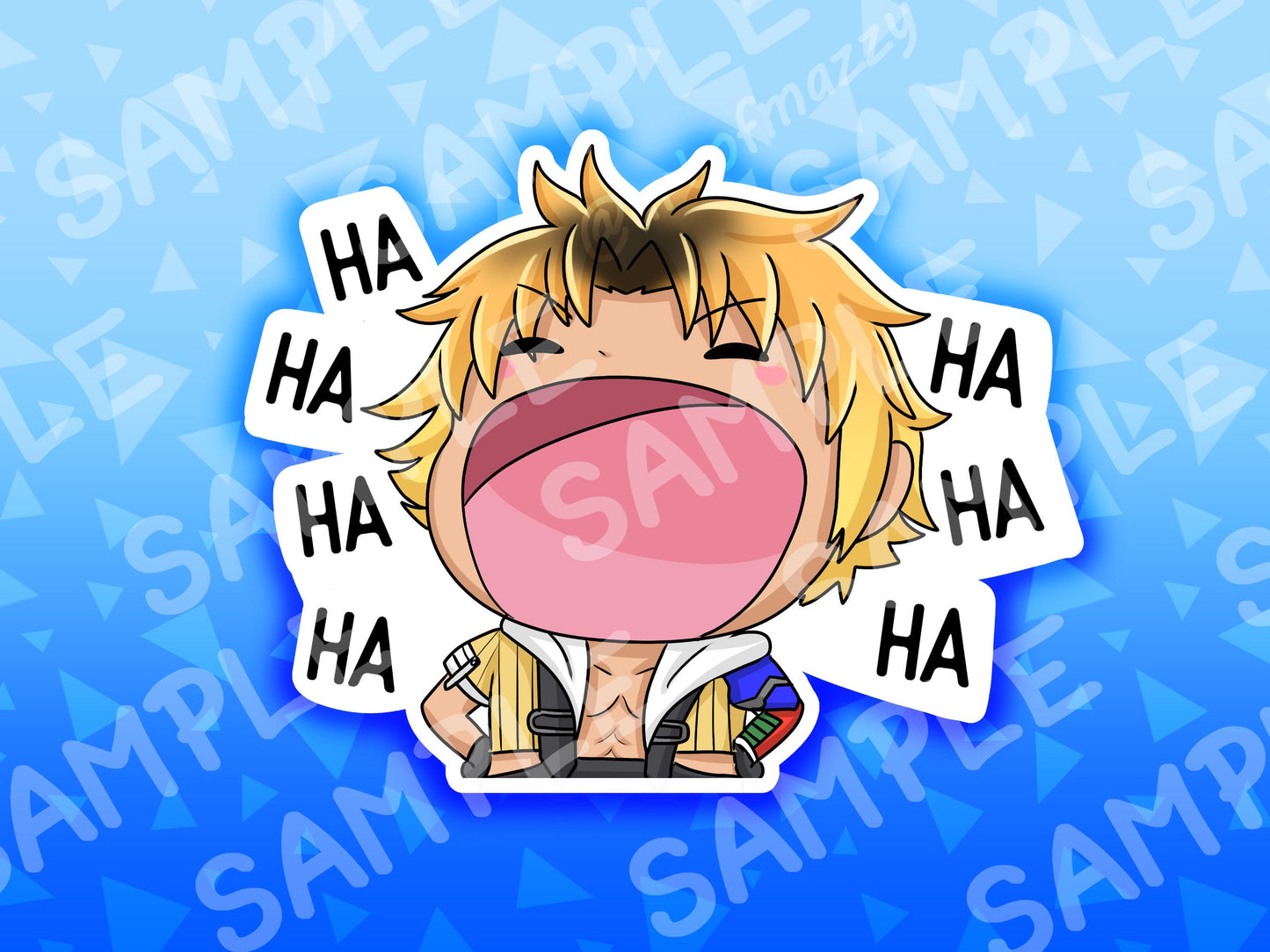 Fantasy Laughing Meme Sticker